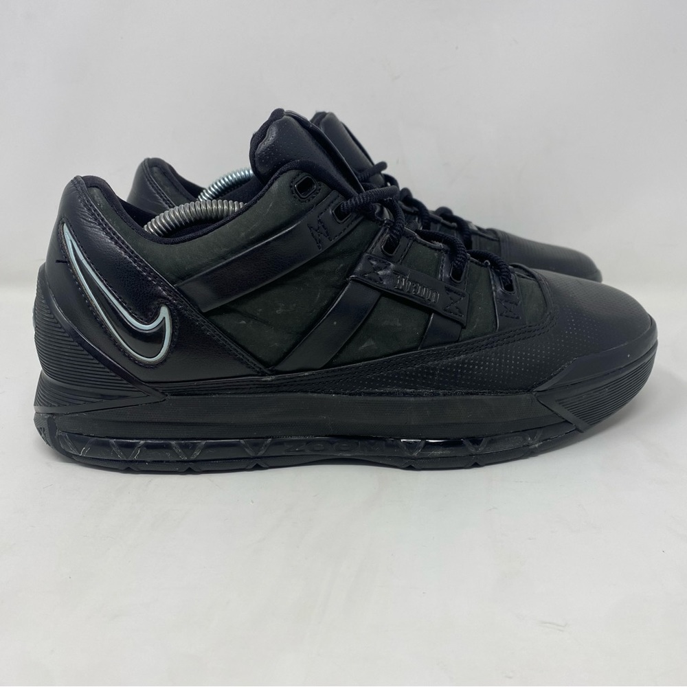 Vtg Nike 2006 Lebron III 3 Low Top Black Leather Rare Limited 314010 001 sz 9.5